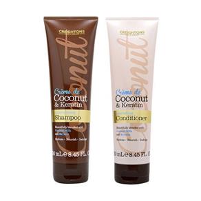 Kit Creightons Crème de Coconut e Keratin Shampoo + Condicionador