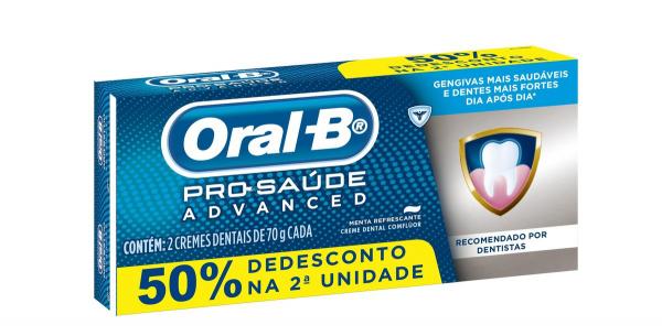 Kit Creme Dental Oral-B Pro-Saúde Advanced 70g 2 Unidades - Oral B