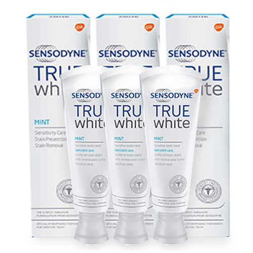 Kit Creme Dental Sensodyne True White 100g 3 Un