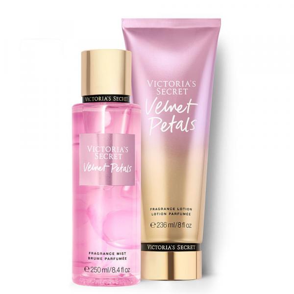 Kit Creme Hidratante + Body Splash Victoria's Secret Velvet Petals Importado Original - Victoria Secret
