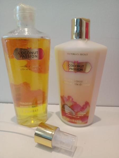 Kit Creme Hidratante e Body Splash Victoria Secret Coconut - 250ml Cada - Victoria Secrets