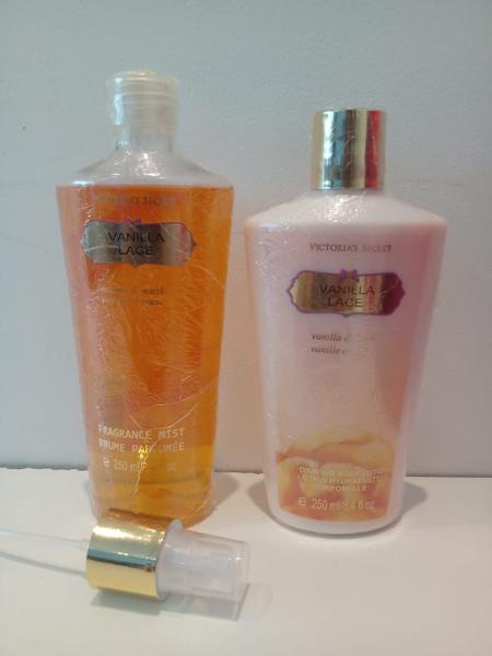Kit Creme Hidratante e Body Splash Victoria Secret Vanilla - 250ml Cada - Victoria Secrets