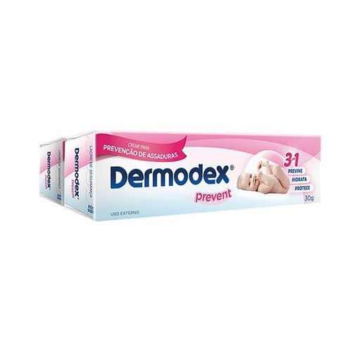 Kit Creme Preventivo de Assaduras Dermodex Prevent 2 X 30g