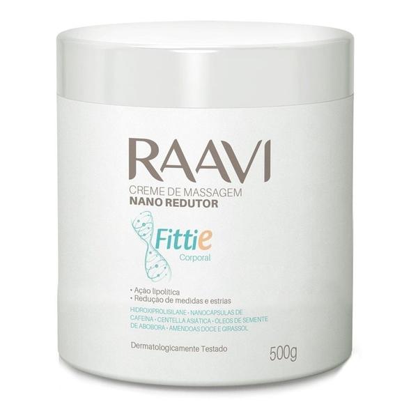 Creme de Massagem Nano Redutor Fittie Raavi + BRINDE