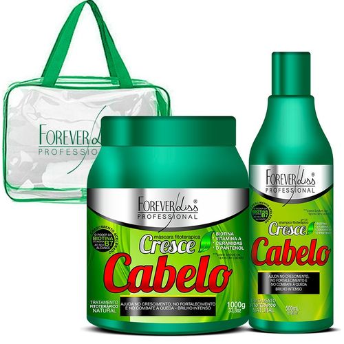 Kit Cresce Cabelo Profissional - Forever Liss
