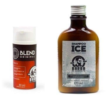 Kit - Crescimento da Barba - Shampoo Ice + Blend - Barba de Respeito