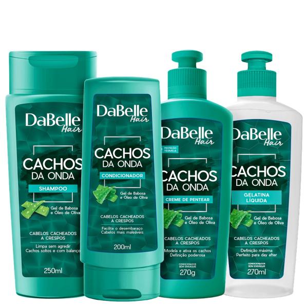 Kit DaBelle Hair Cachos da Onda Full (4 Produtos)