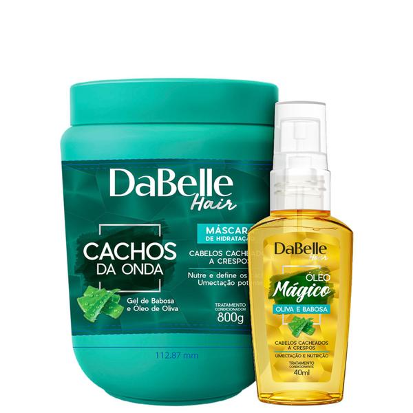 Kit DaBelle Hair Cachos da Onda Oliva e Babosa Duo (2 Produtos)