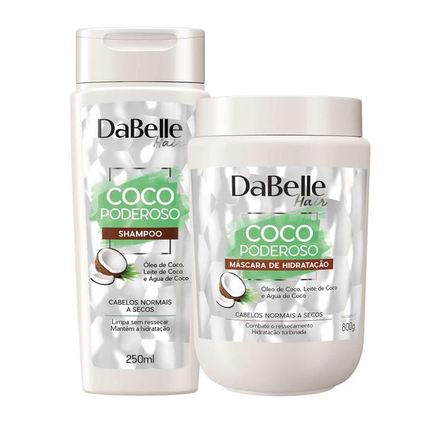 Kit DaBelle Hair Coco Poderoso Duo Diário (2 Produtos)