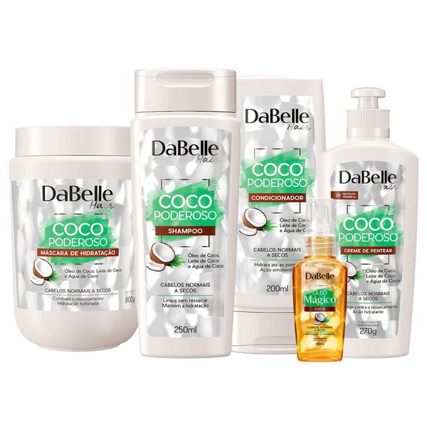 Kit DaBelle Hair Coco Poderoso Full (5 Produtos)