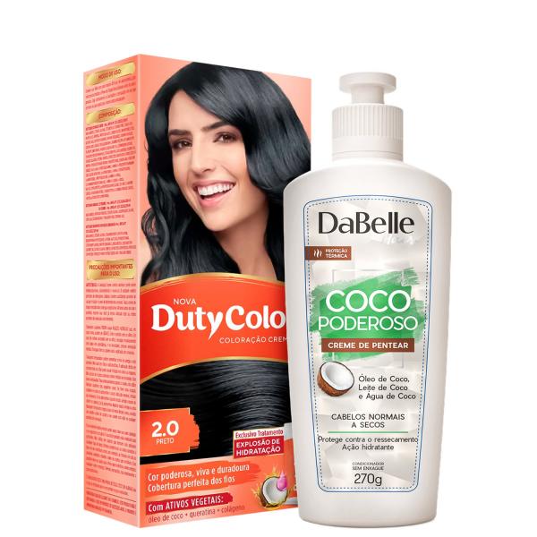 Kit DaBelle Hair DutyColor Coco Preto (2 Produtos)