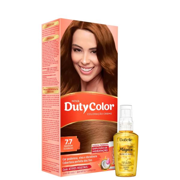 Kit DaBelle Hair DutyColor Mágico Marrom Dourado (2 Produtos)