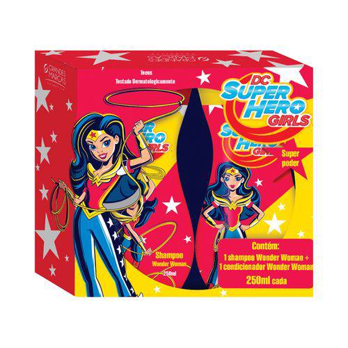 Kit Dc Super Hero Girls - Shampoo + Cond Wonder Woman 250Ml