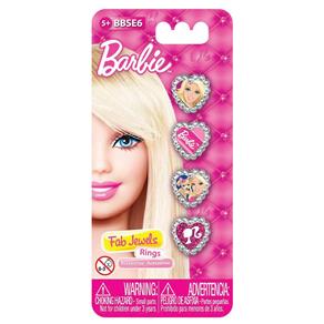 Kit de Acessórios - 4 Anéis Barbie - Intek