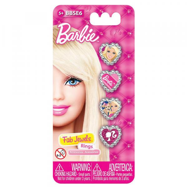Kit de Acessórios Barbie Intek 4 Anéis