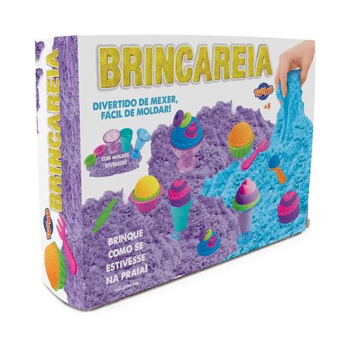Kit de Areia de Brincar Brincareia