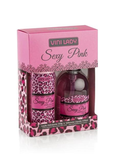 Kit de Banho Sexy Pink com 02 Itens da Marca Vini Lady - Kit Sexy Pink