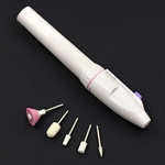 Kit De Broca De Lixa De Unha Elétrica De 5 Bits Dicas De Manicure Toenail Pedicure Salon Pen Shape Set