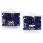 Kit de Frascos 14pçs Viagem Shampoo Condicionador Creme Vitamina Spray