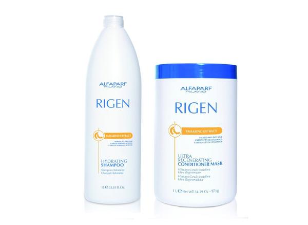 Kit de Hidratação Capilar Rigen Shampoo New Hydrating 1L + Máscara Cond. Ultra Regenerating 1L - Alfaparf Milano