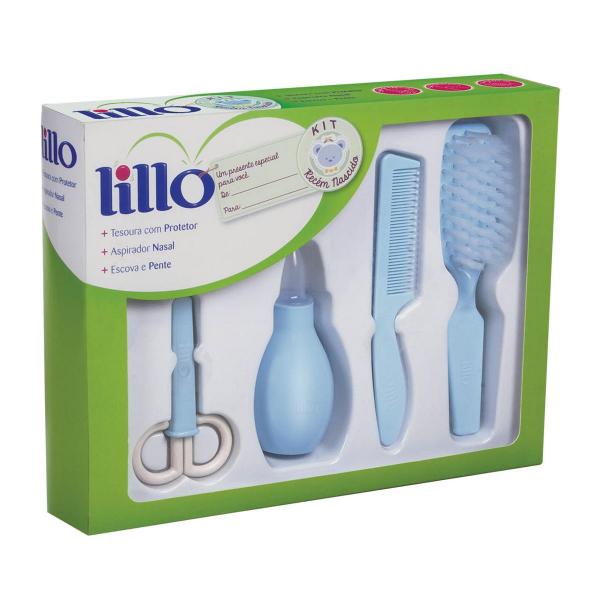 Kit de Higiene 4 Peças para Bebê Recém Nascido Lillo