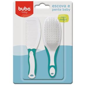 Kit de Higiene Baby - Escova e Pente 5236 Azul - Buba Toys