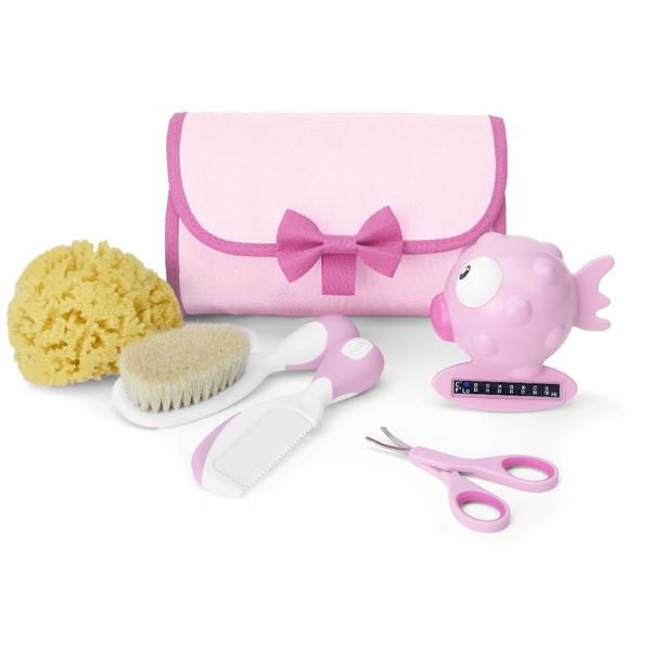 Kit de Higiene e Cuidados para Bebê Menina Completo - Chicco