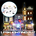 Kit de iluminação com luz LED SOMENTE para 10255 Assembly Square Street Bricks Toys