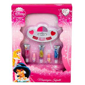 Kit de Maquiagem Disney Princesas Coroa Beauty Brinq - Maquiagem Infantil Kit
