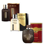 Kit de 3 Perfumes Elegant, Mens World, Cabana La Rive Masc