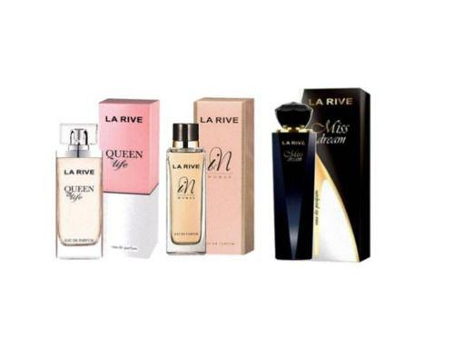 Kit de 3 Perfumes La Rive Feminino Miss Dream+queen+in Woman