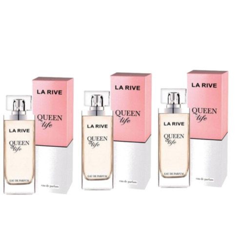 Kit de 3 Perfumes Queen Of Life La Rive Feminino