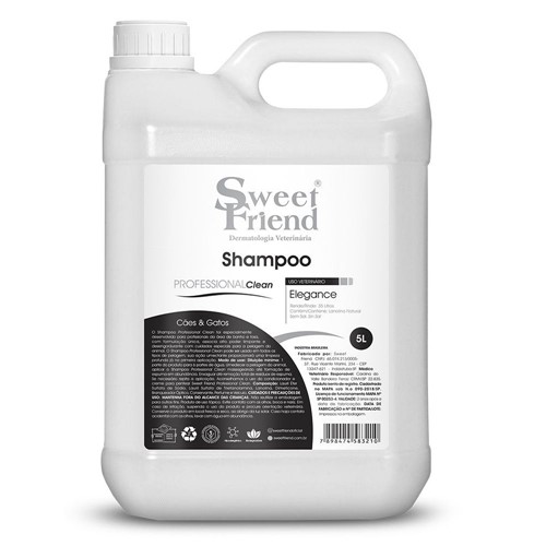 Shampoo Professional Clean Elegance Sweet Friend 5 Litros