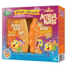 Kit de Shampoo e Condicionador Acqua Kids Mamão Papaia Nazca