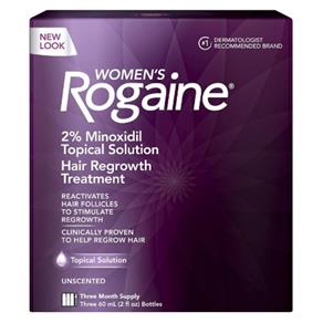 Kit de Tratamento Anti-Queda Capilar para Mulheres - Rogaine Easy-To-Use Foam Hair Growth Retreatment (Tratamento para 03 Meses!!!)