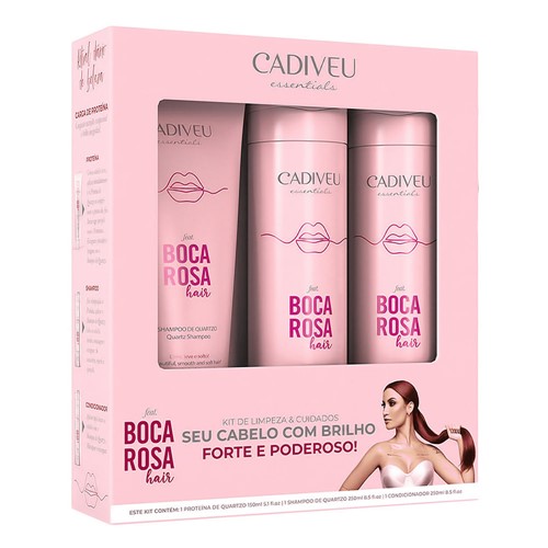 Kit de Tratamento Boca Rosa Hair Cadiveu Essentials