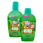 Kit Delikad Kids Safari Hyppo Green Shampoo + Colônia