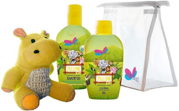 Kit Delikad Kids Safari Hyppo Yellow Colônia + Shampoo