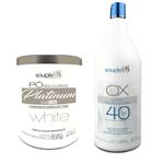Kit Descolorante Souple Liss - Pó Platinum White + Ox 40