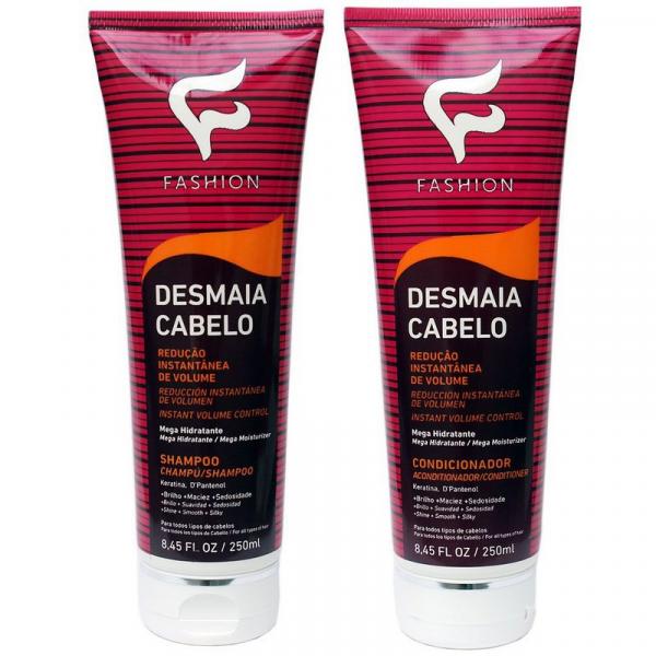 Kit Desmaia Cabelo Fashion (Shampoo 250ml e Condicionador 250ml)