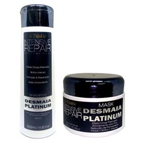 Kit Desmaia Platinum Triskle Shampoo e Condicionador