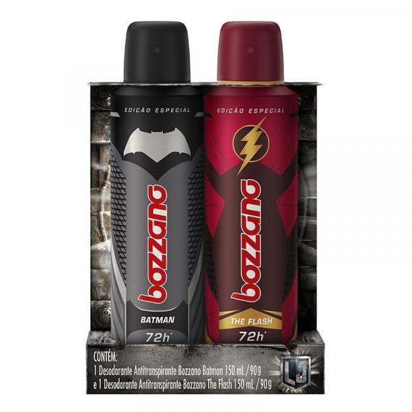 Kit Desodorante Aerosol Bozzano Batman X Flash 90g
