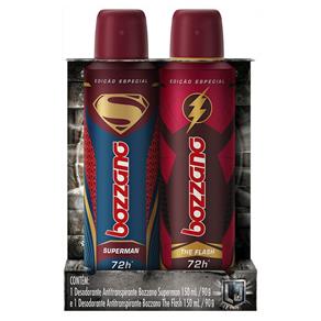 Kit 2 Desodorante Aerosol Bozzano Superman + The Flash