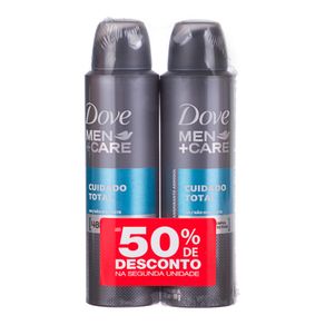 Kit Desodorante Aerosol Cuidado Total Dove Men+Care 150mL