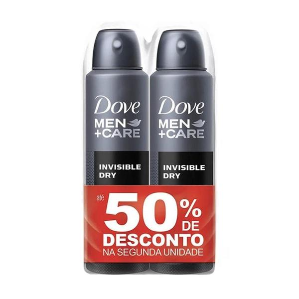 Kit Desodorante Aerosol Dove Comprimido Invisible Dry - 2 Unidades