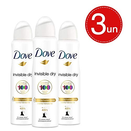 Kit Desodorante Aerosol Dove Invisible Dry - 3 Unidades