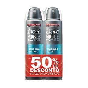Kit 2 Desodorante Aerosol Dove Men Care Cuidado Total