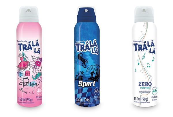 Kit Desodorante Aerosol - Trá Lá Lá Kids - Phisalia