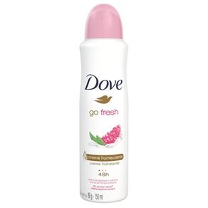 Kit Desodorante Aerossol Dove Go Fresh Romã e Verbena 150ml com 12UN