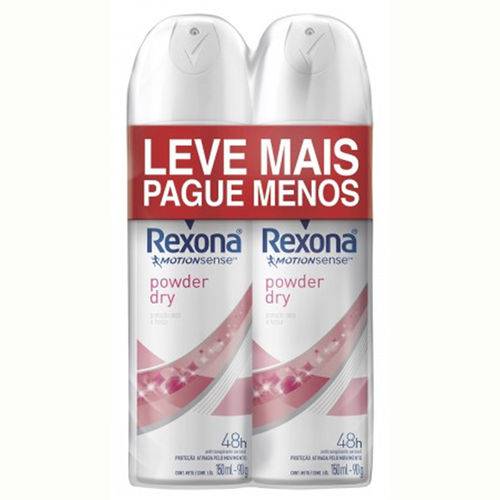 Kit Desodorante Aerossol Rexona Powder 2x90g Preço Especial